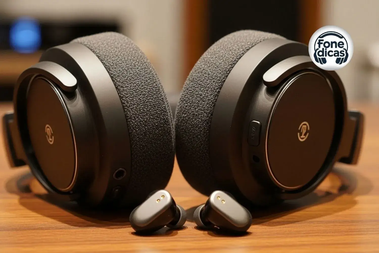 Usuário aproveitando ativação automática em fones Bluetooth